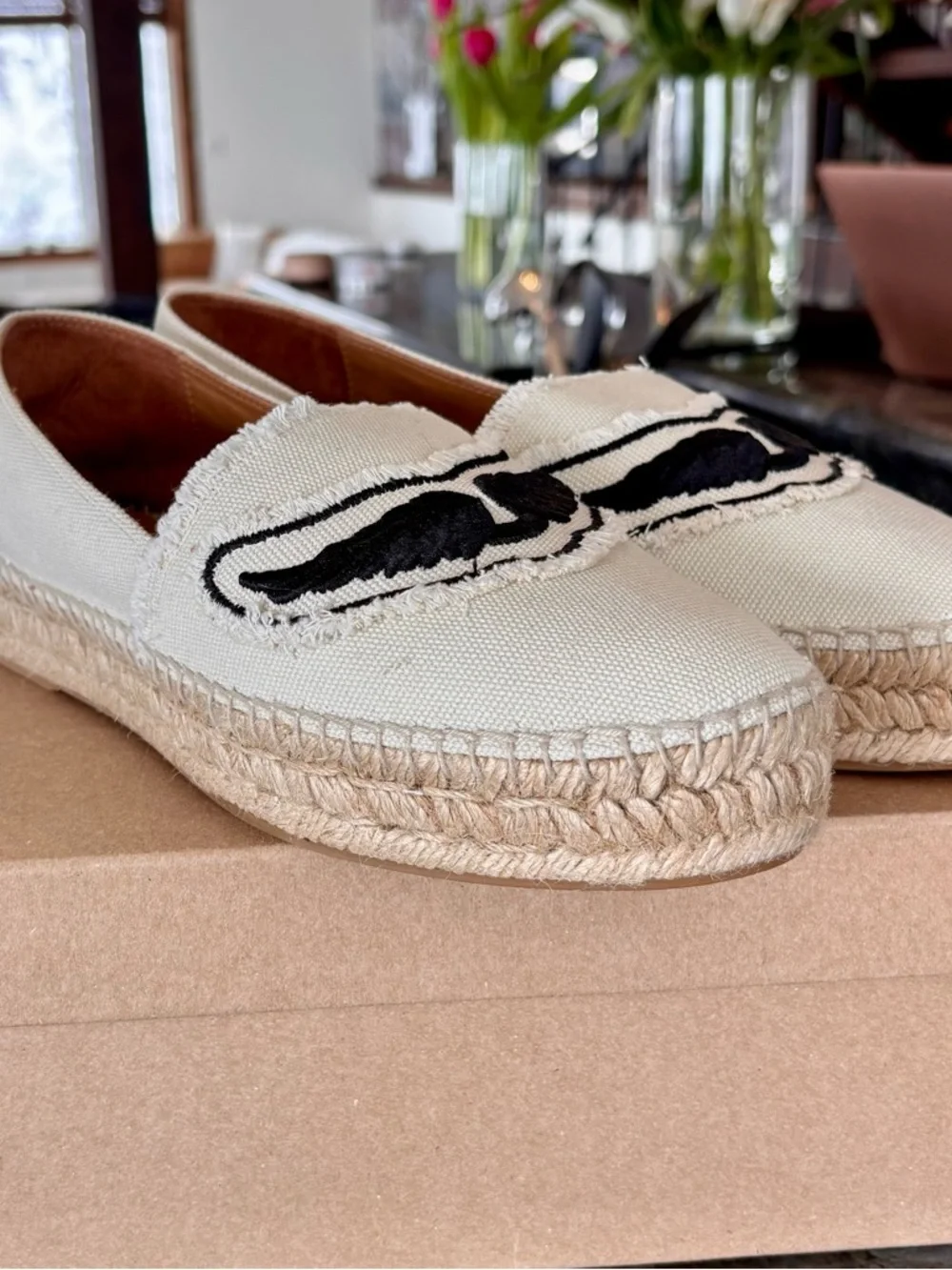 ZADIG & VOLTAIRE Women's City Frayed Espadrille Flat.